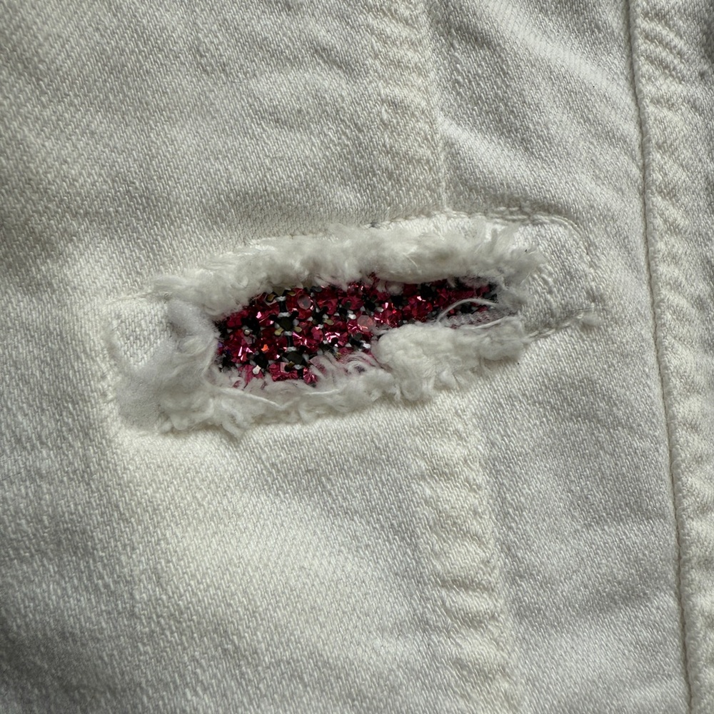 ✨Vintage✨Allen B. By Allen B. Schwartz rhinestone denim jacket., - Picture 4 of 10